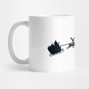 Santa's carriage and reindeers Mug